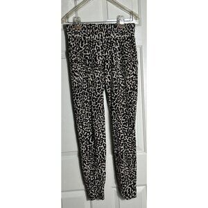 Cabi Pants Womens XS Tapered Jogger Animal Print Stretch Elastic Waist PullOn